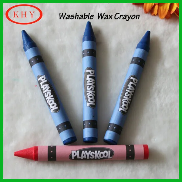 Custom Colors Non Toxic Wax Packing Box Color Crayon With Canvas Bag