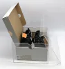 Factory direct clear acrylic stackable drop front sneaker shoe box