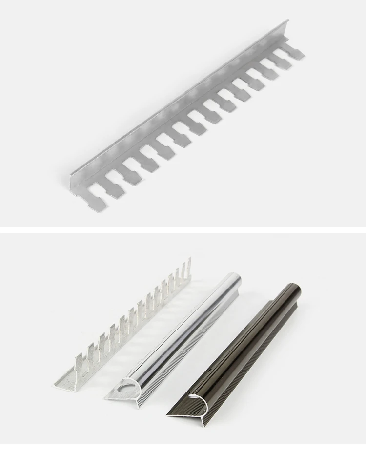 Tile Trim Aluminium 10mm Brushed Corner Pieces Chrome Grey Screwfix Tile Trim Edging 10mm Siver