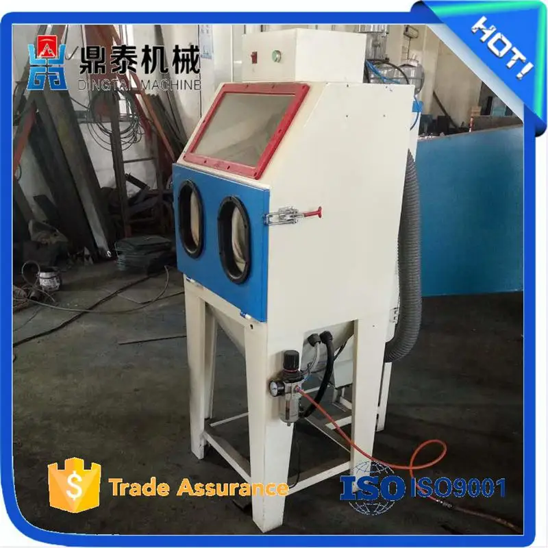 Manual cabinet sand blasting machine,sandblaster for sale