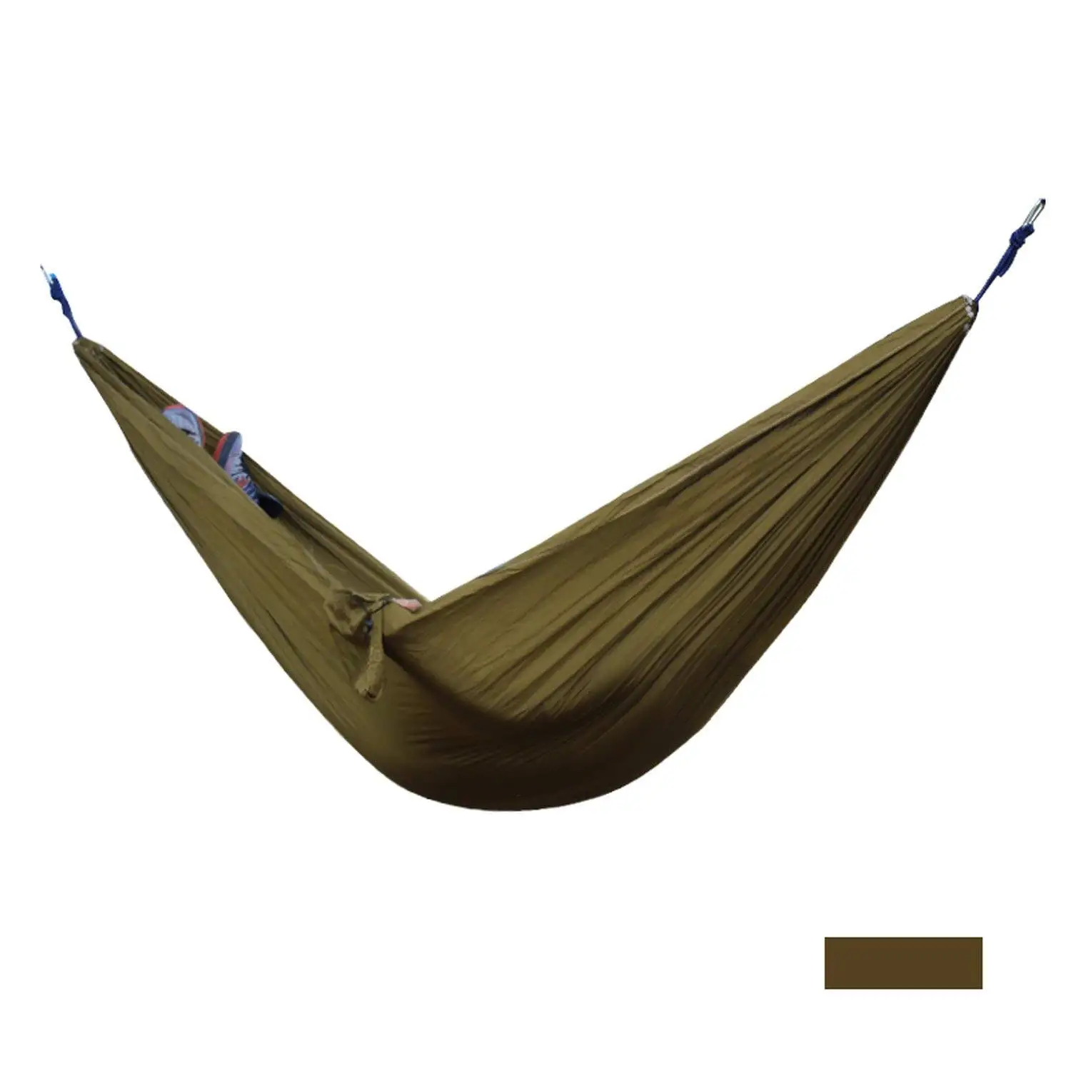 Mandaartins 24 Color 2 People Portable Parachute Hammock Camping Survival Garden Flyknit Hunting Leisure Hamac Travel Double Person Hamak,camel