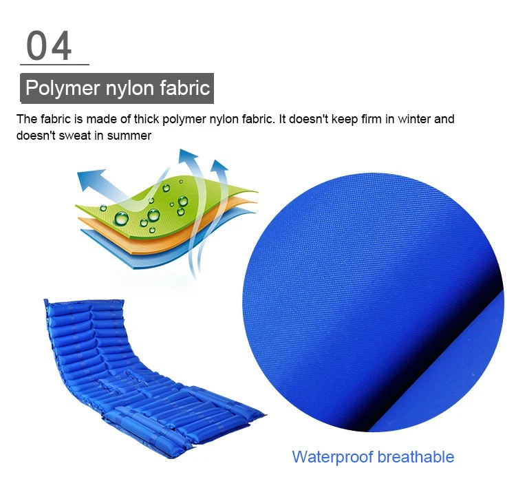 Pvc Anti Decubitus Blue Rubber Pressure Air Mattress Alternating