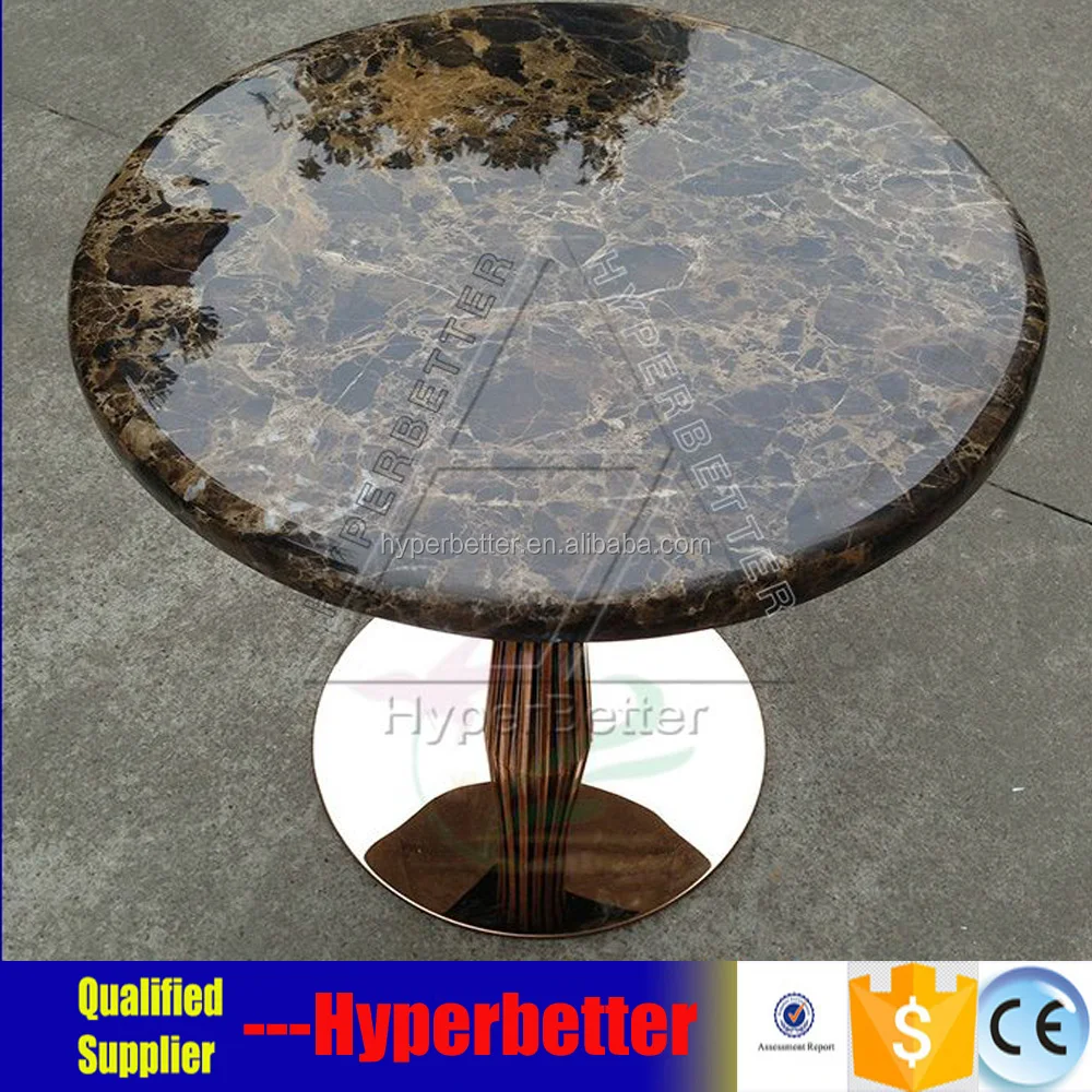 Natural Dark Emperador Brown Marble Table Sets Buy Marble Table Sets