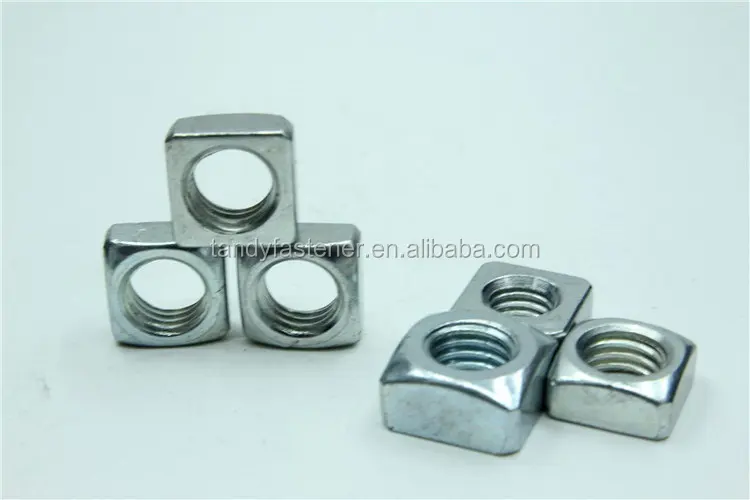 China Gold Supplier Hot Selling Square Threaded Rod And Nut Passivated