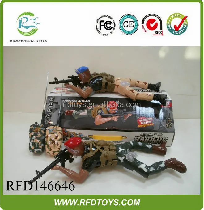 Hot Sell Electric Toy Crawling Soldier Climb Soldier Model Soldiers