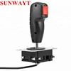 Mini grab Arcade flight Joystick 8 way fighting joystick with two trigger and top fire buttons