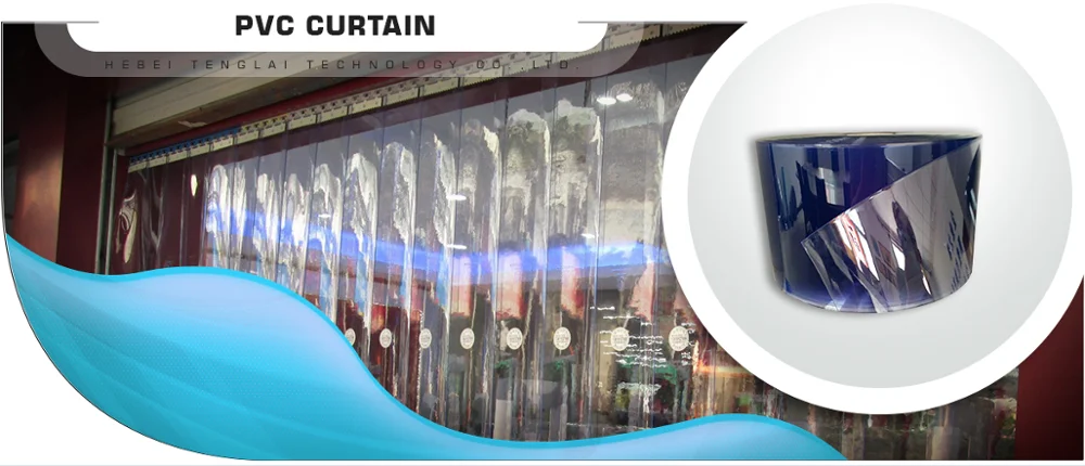 Industrial Clear PVC Insect Prevention Outdoor Doors Air Curtains