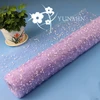 Wholesale 2018 new designer polyester snow mesh for flower cartoon bouquet wrapping materials