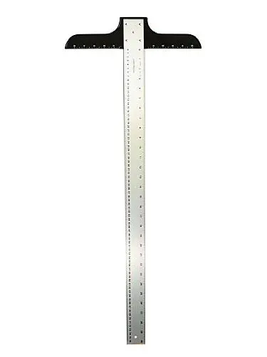 Alumicolor Ludwig Precision Heavy Duty T-Square Blade, 48"