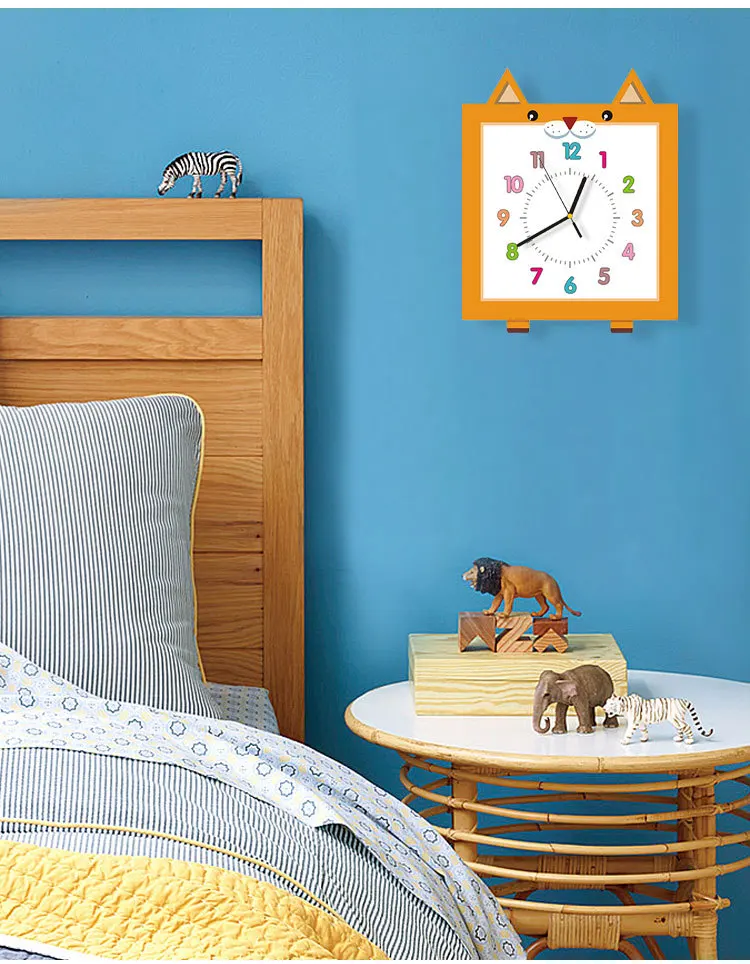 Forma Cuadrada Material De Mdf Encantador Cerdo De Dibujos Animados