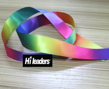 rainbow satin ribbon