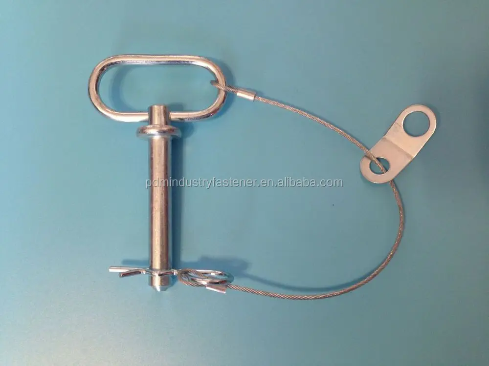 Steel Zp Tractor Hitch Pin With Chain Lanyard Buy Tractor