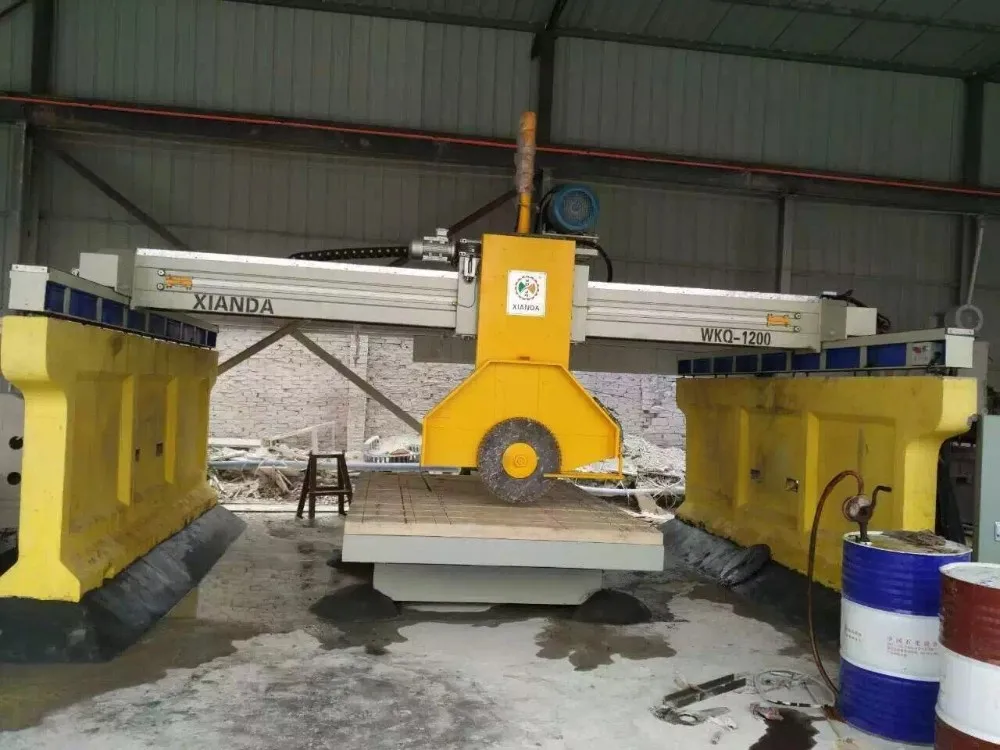 下钻wkq-1200 中间桥锯机,石材切割机,花岗岩和大理石切割机