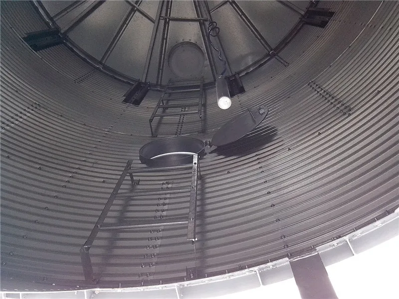 Flat bottom 10000ton grain pellets storage silos