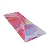 foldable yoga mat fabric suede microfiber cloth square travel yoga mat with yoga mat strap
