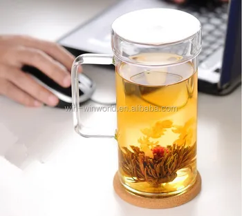 big glass tea cup