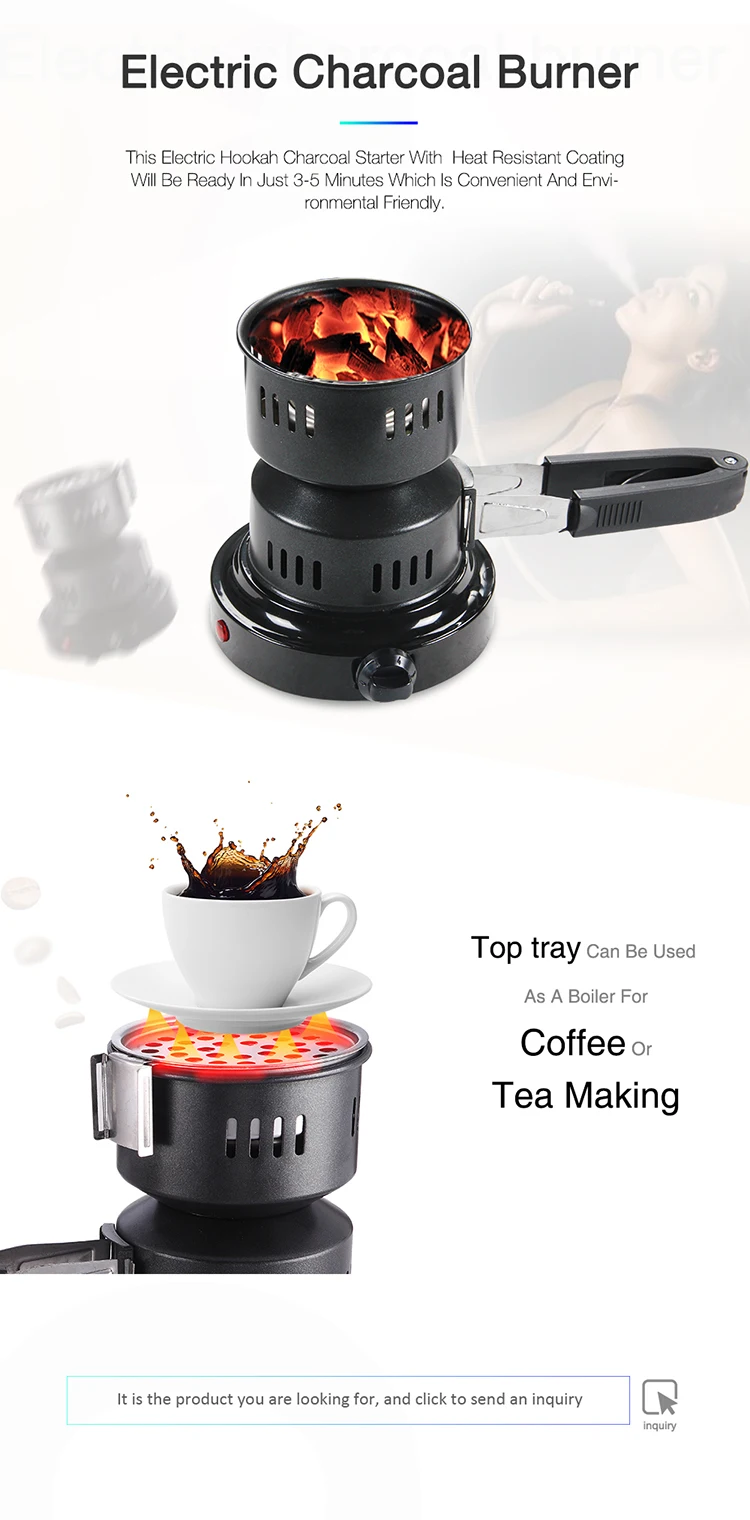 Electric Coal Starter Hookah Shisha Nargila Heater Stove Charcoal