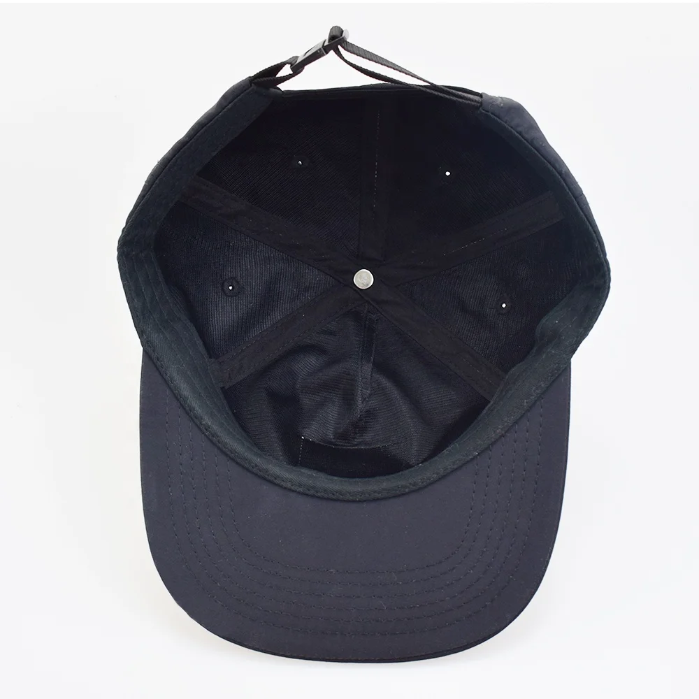 Custom Waterproof Hat Nylon Snapback Cap With Woven Label Logo - Buy ...