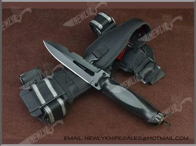 High Class Blackening Blade G10 Military Knife