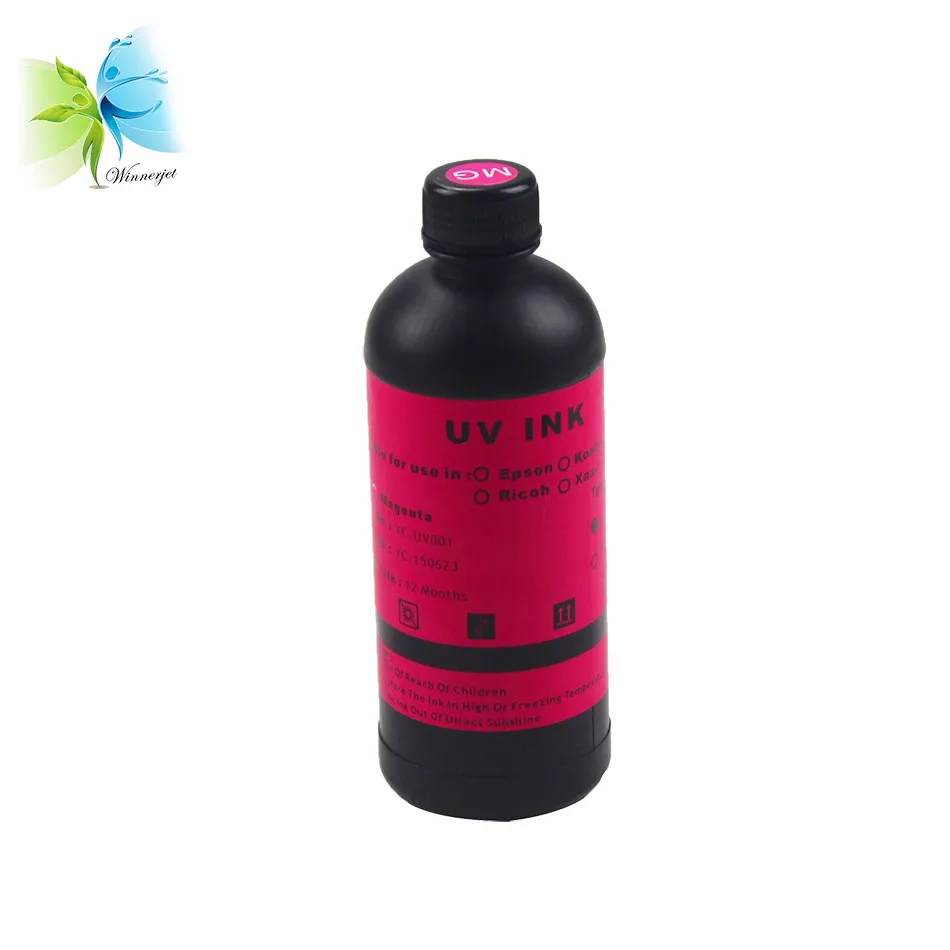 500mlbottle New Improved Universal Led Uv Ink For Epson Uv Flatbed Printer Bk C M Y White 3630