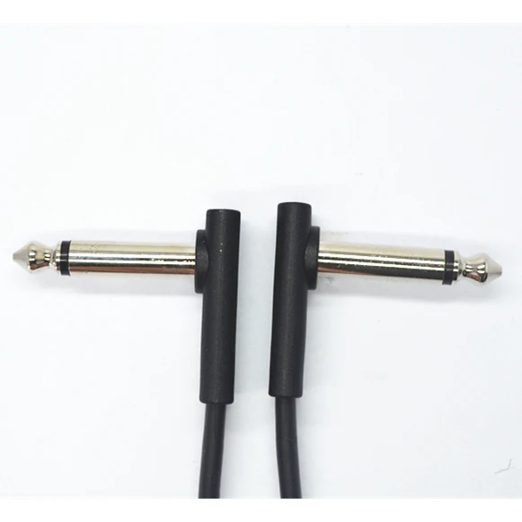 Male Right Angle 6.35mm Male To Male Microphone Guitar Cable Buy