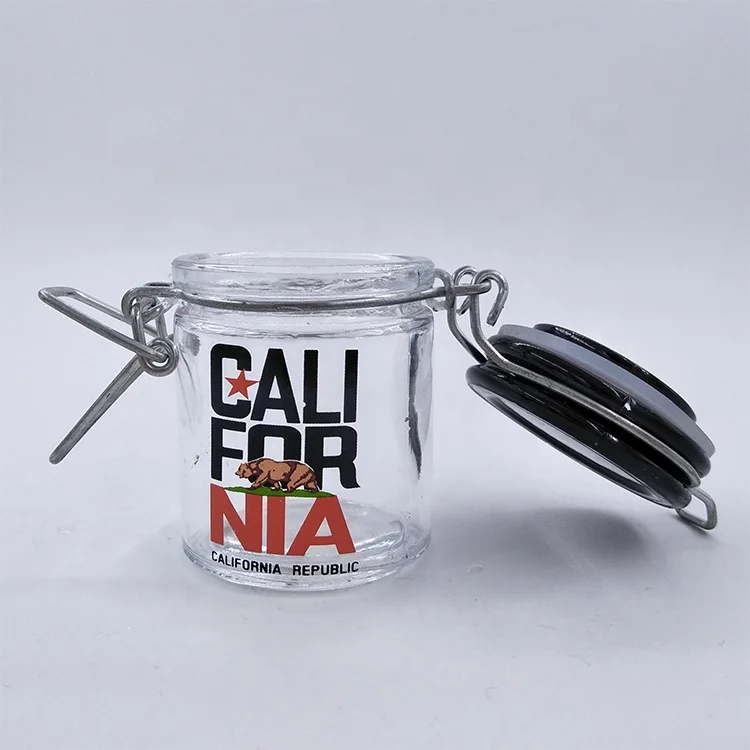 Home Decor Food Safe Sealed Jar Rubber Seal Glass Storage Bottles Jars