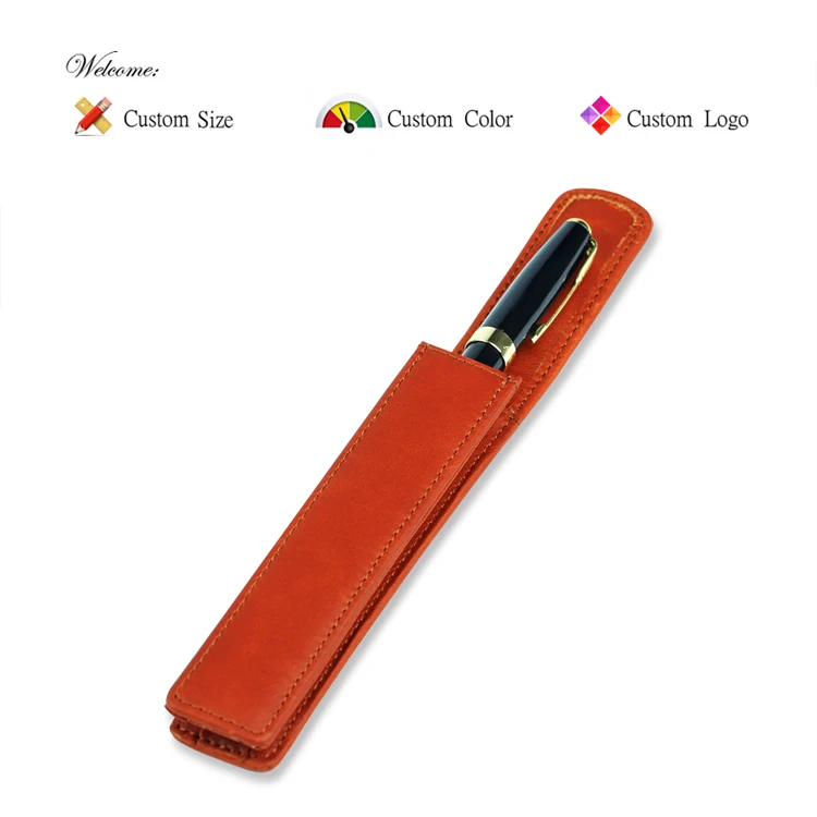 Genuine Leather Pocket Pen Holder Buy Pen Holder