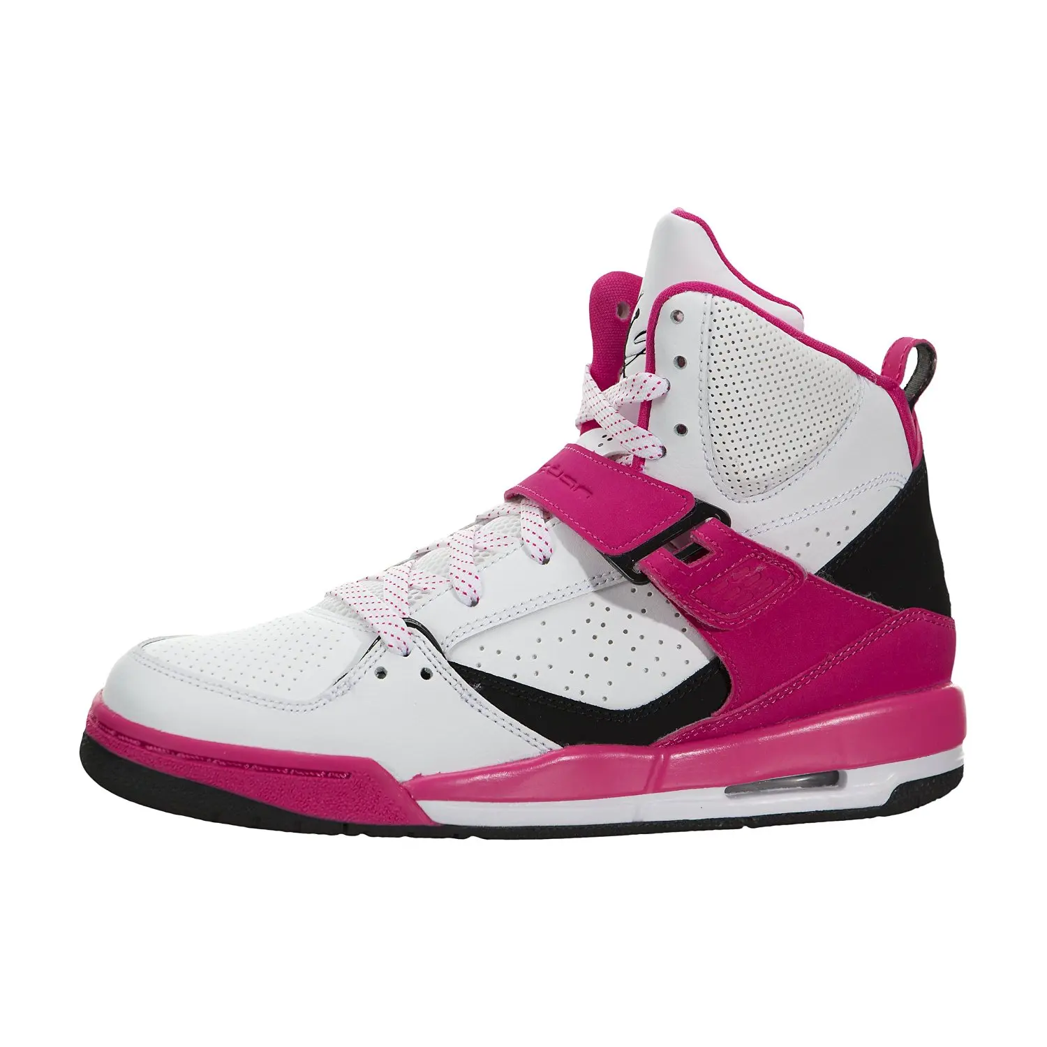 jordan flight pink and white