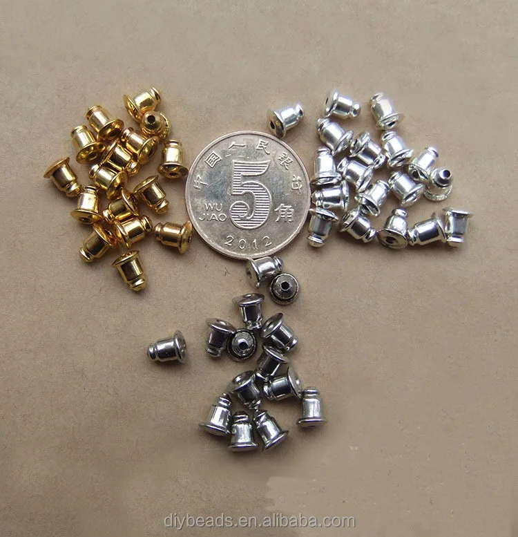 Copper Earring End Caps Earring Stop Back 100pcs One Bag Earring