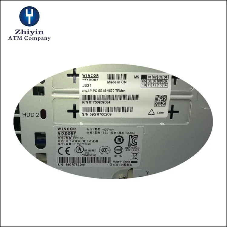 Atm Machine Spare Part Wincor Swap-pc 5g I5-4570 Tpmen 01750262084