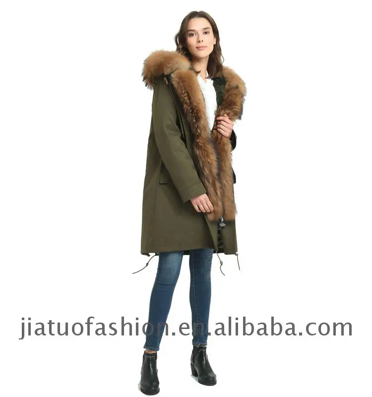 ladies lined parka