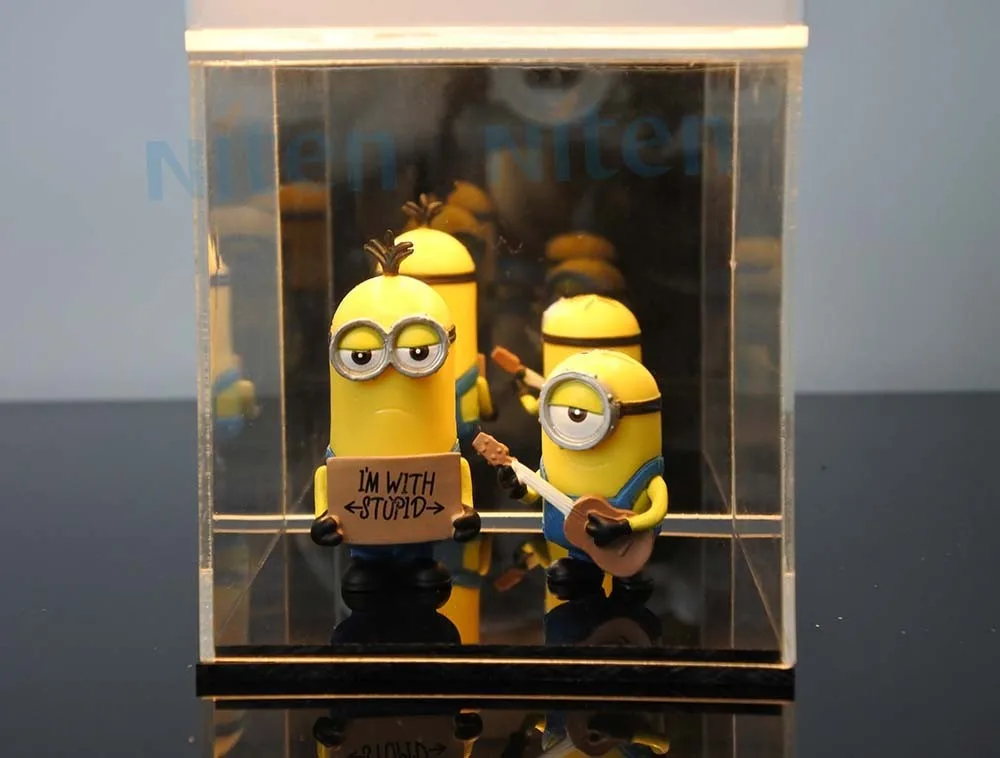 acrylic minifigure display case