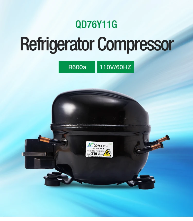 1/7hp High Refrigeration Rate Refrigerator Compressor Freezer