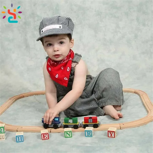 infant train engineer hat