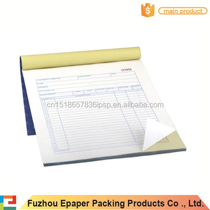 50 Sheet 2-Part Sales Book Order Receipt Invoice Carbonless Copy