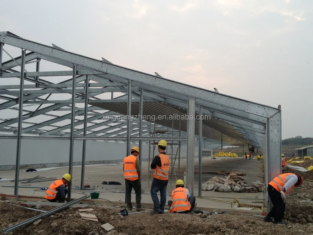 fast construct steel structure warehouse building