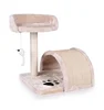 Wooden Cardboard Cat Tree Pet Toys Cat Scratching Post Hammock Bed