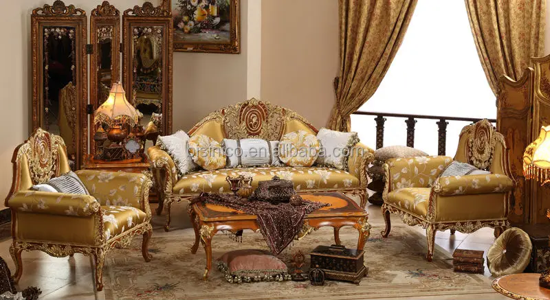 Inglese mobili depoca,soggiorno pittura oro gruppo sedie,elegante ... Soggiorno inglese