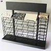 Custom stone sample desktop quartz display rack showing stand