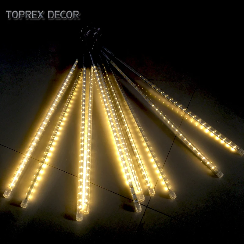 Toprex decor 30cm 50cm 80cm size optional led dripping falling icicle lights