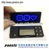 Single line 7x29 dot matrix display software to exit text led light nameplate