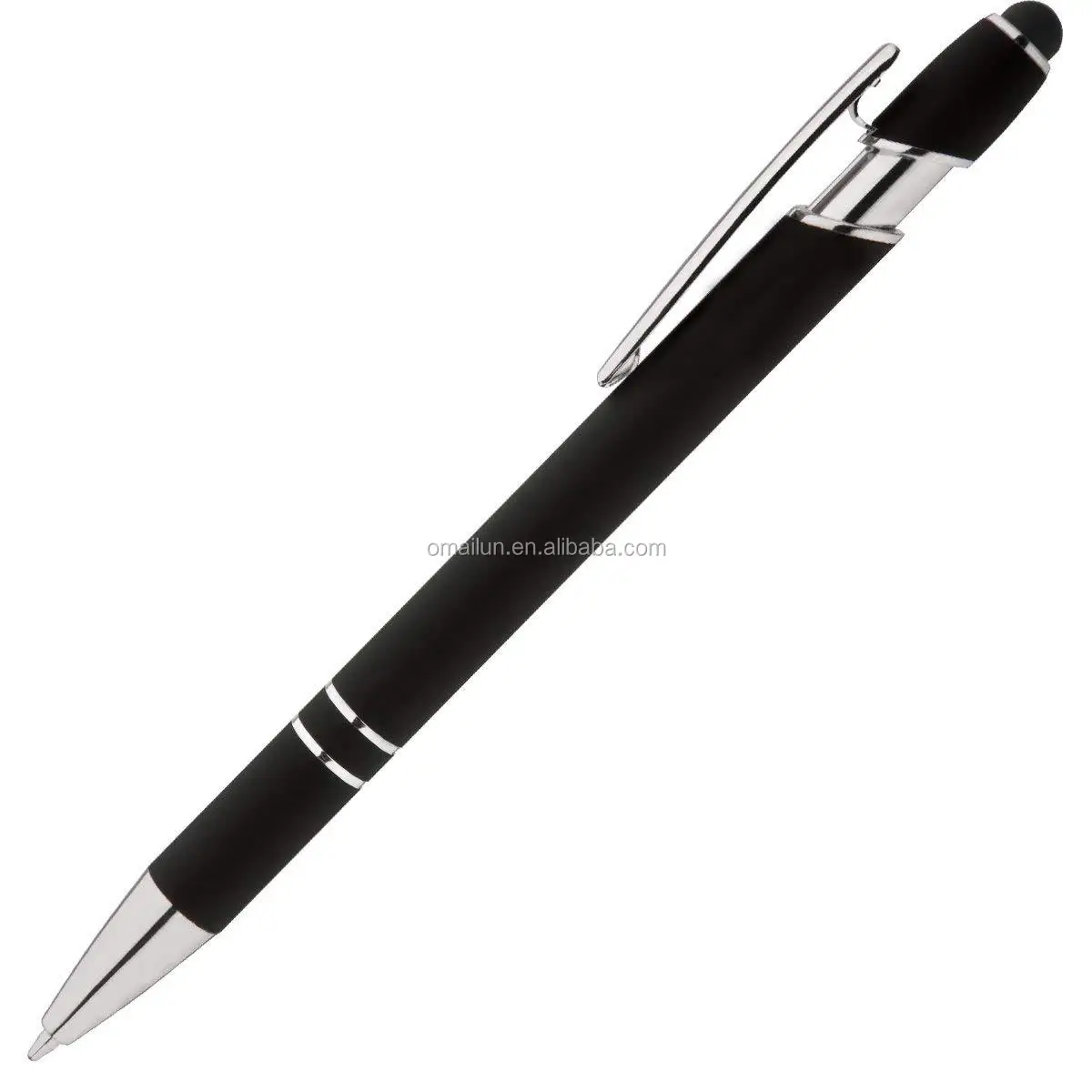 Wholesale Rubber Coated Soft Touch Metal Ball Pen With Stylus Buy