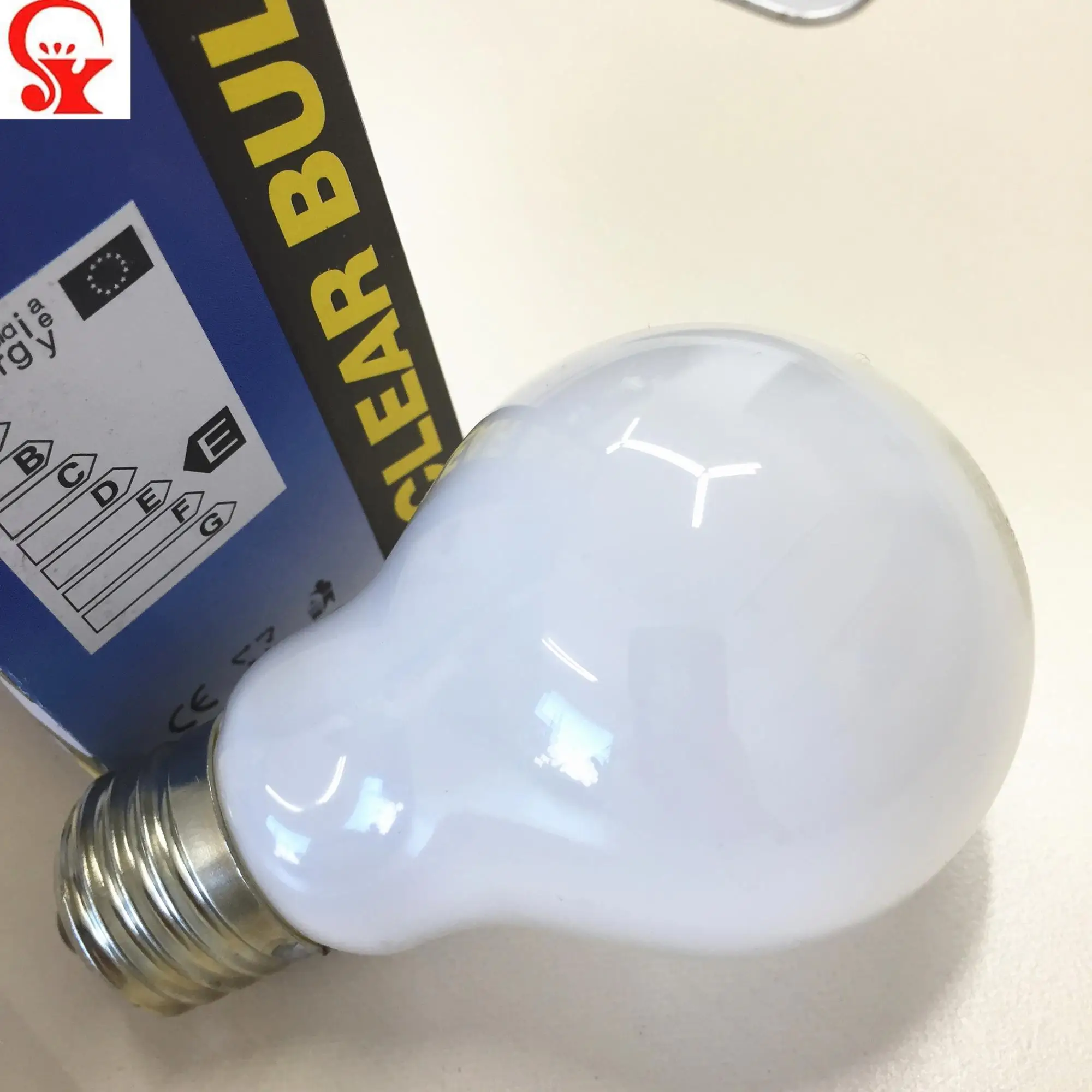60w 75w 100w 220v 230v 110v E27 B22 Frosted Glass Tungsten A60