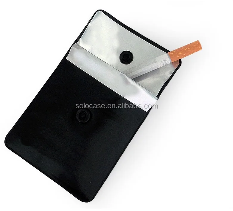 Portable Pocket Ashtray Reusable Eco Bag Odorless Pouch Travel Case