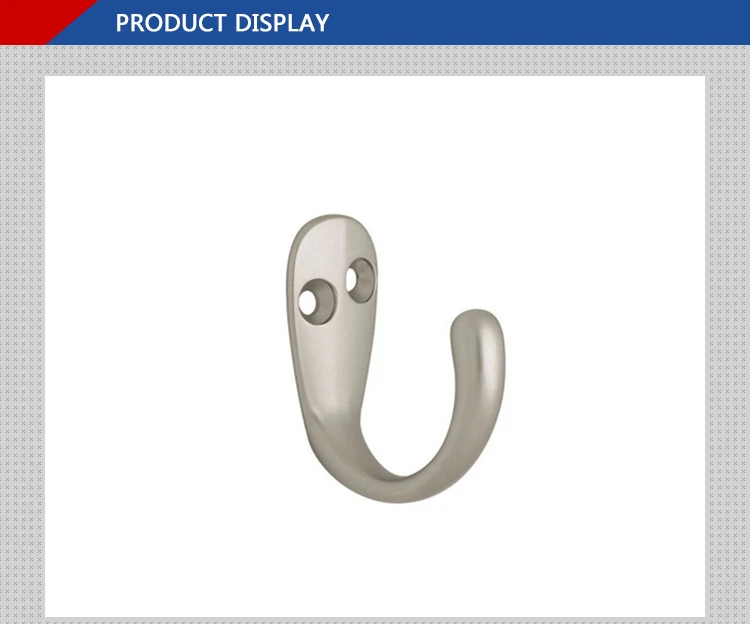 Bathroom Clothes Holder Single Metal Wall Hooks For Hanger