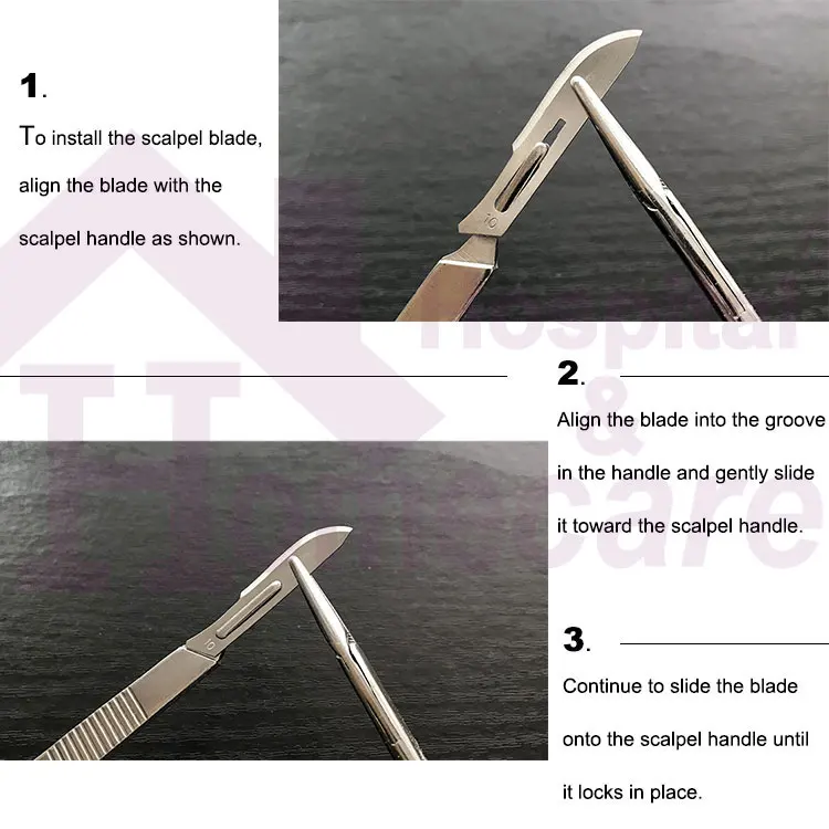 High Quality Carbon Steel Surgical Blades With CE ISO Approved