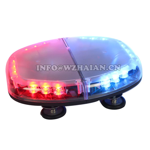 Manufacturer Red Blue Led Portable Police Patrol Mini Warning Beacon Light Bars For Police Vehicle