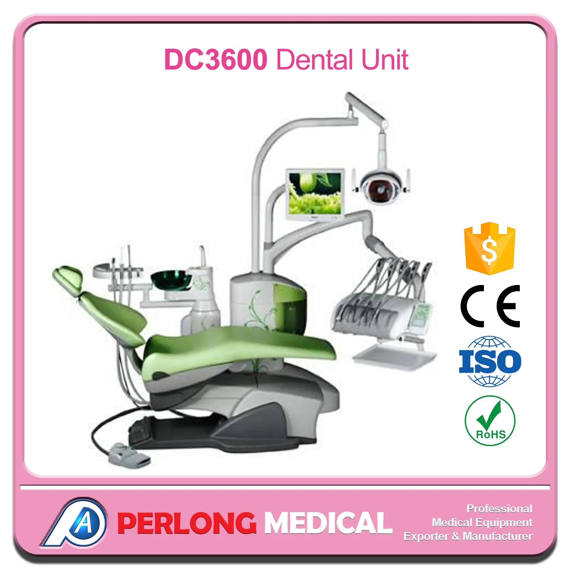 Dental Unit Or Dental Chair For Hot Sale From Perlong Medical,Dc3600