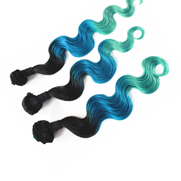 Cheap Body Wave Brazilian Ombre Wefts Hair Extension Wholesales