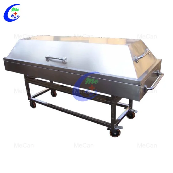 Medical Hospital Stainless Steel Corpse Cart With